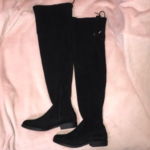 Over The Knee Black Boots